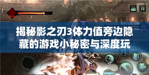 揭秘影之刃3体力值旁边隐藏的游戏小秘密与深度玩法解析