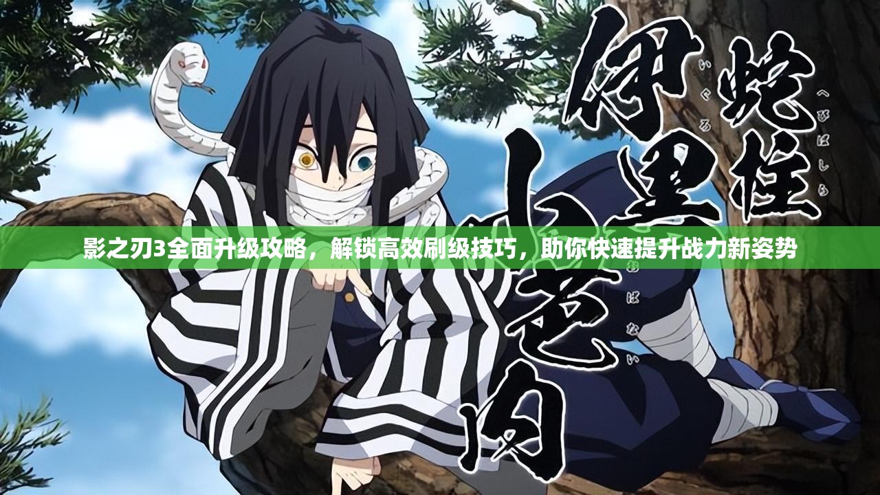 影之刃3全面升级攻略，解锁高效刷级技巧，助你快速提升战力新姿势