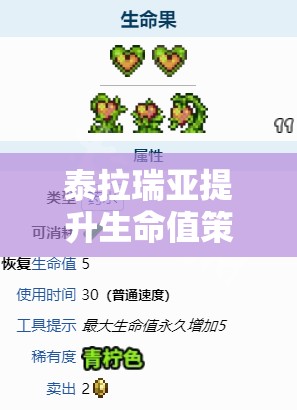 泰拉瑞亚提升生命值策略，资源管理高效技巧与避免生命值浪费指南