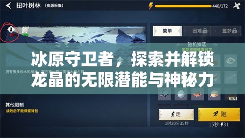 冰原守卫者，探索并解锁龙晶的无限潜能与神秘力量