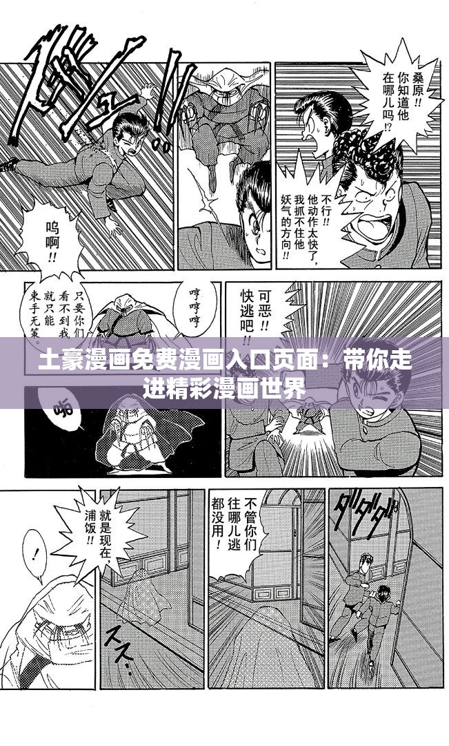 土豪漫画免费漫画入口页面：带你走进精彩漫画世界