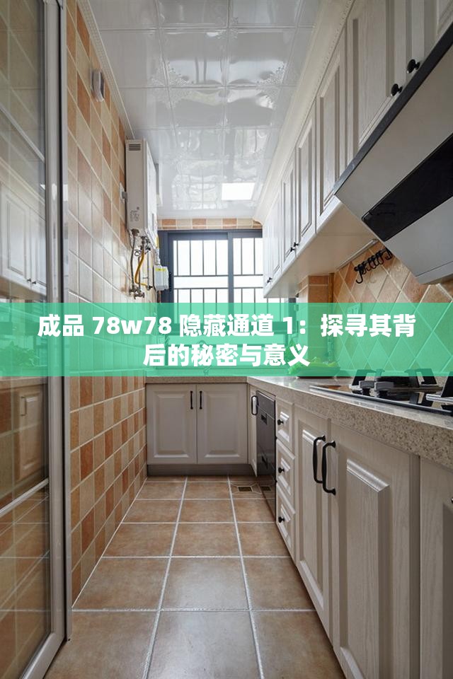 成品 78w78 隐藏通道 1：探寻其背后的秘密与意义