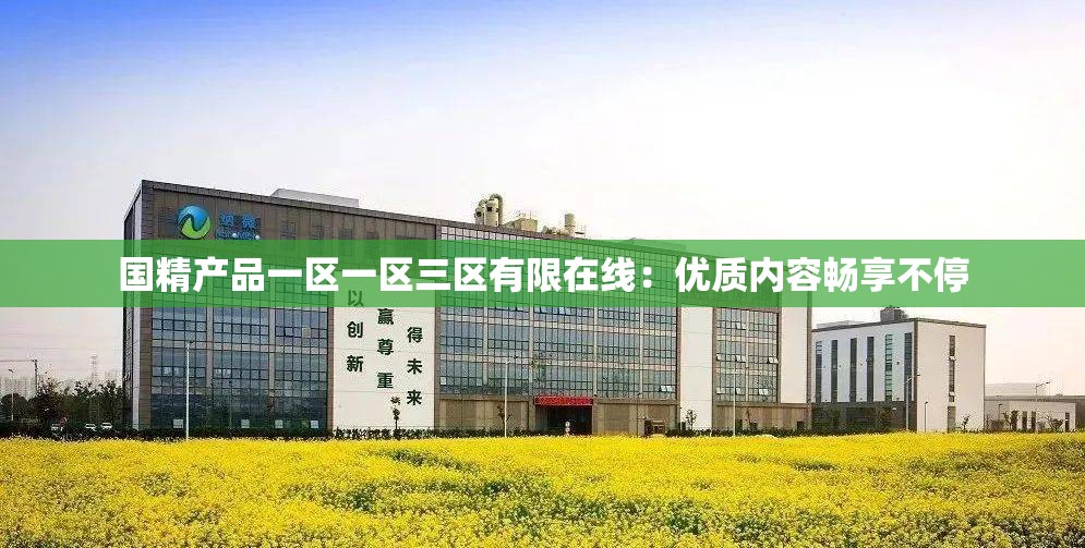 国精产品一区一区三区有限在线：优质内容畅享不停