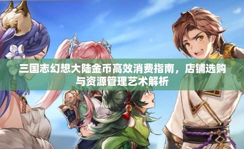 三国志幻想大陆金币高效消费指南，店铺选购与资源管理艺术解析