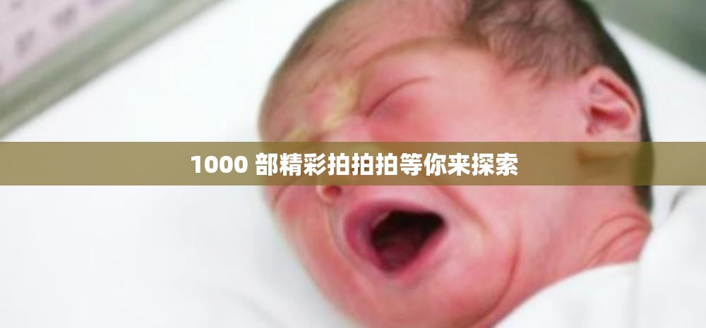 1000 部精彩拍拍拍等你来探索