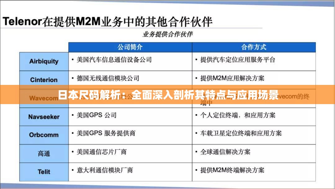日本尺码解析：全面深入剖析其特点与应用场景