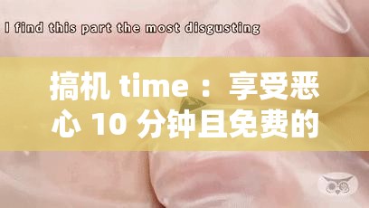 搞机 time ：享受恶心 10 分钟且免费的独特体验