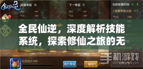全民仙逆，深度解析技能系统，探索修仙之旅的无限可能