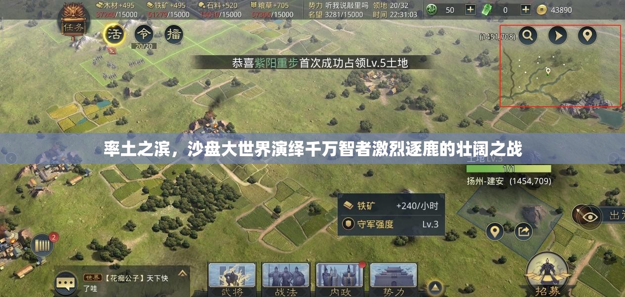 率土之滨，沙盘大世界演绎千万智者激烈逐鹿的壮阔之战