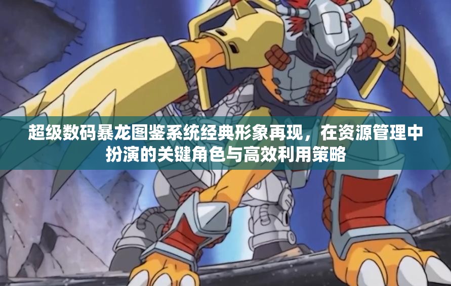 超级数码暴龙图鉴系统经典形象再现，在资源管理中扮演的关键角色与高效利用策略