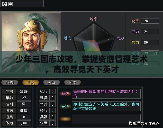 少年三国志攻略，掌握资源管理艺术，高效寻觅天下英才