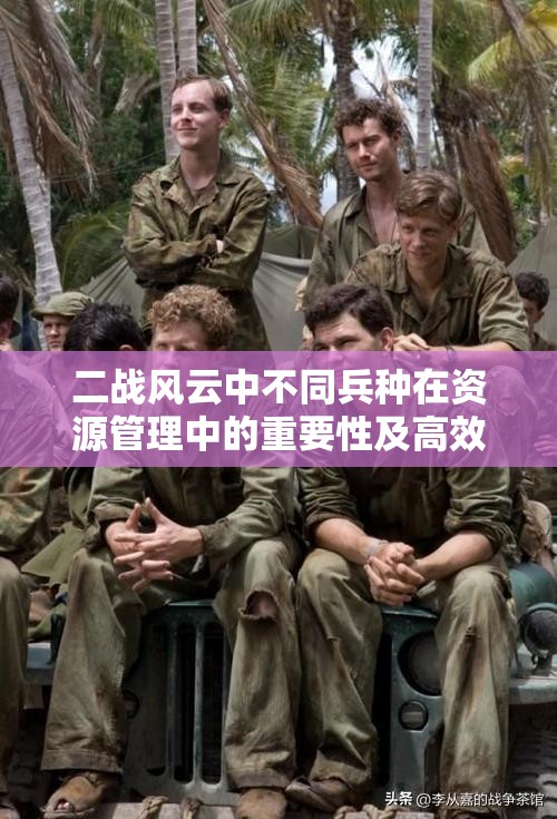 二战风云中不同兵种在资源管理中的重要性及高效运用策略