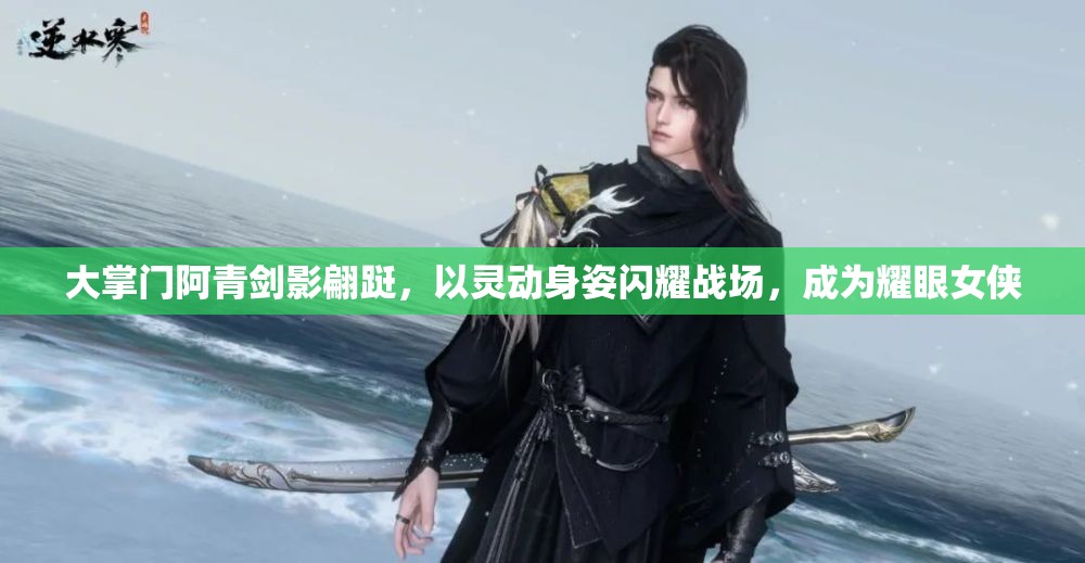 大掌门阿青剑影翩跹，以灵动身姿闪耀战场，成为耀眼女侠