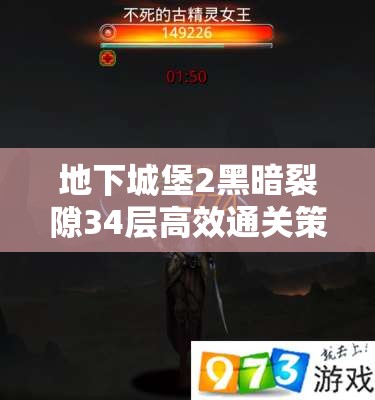 地下城堡2黑暗裂隙34层高效通关策略，资源管理技巧与避免资源浪费指南