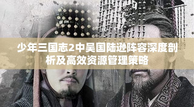 少年三国志2中吴国陆逊阵容深度剖析及高效资源管理策略