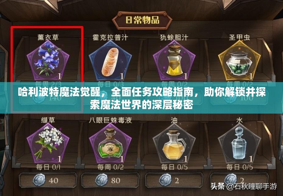 哈利波特魔法觉醒，全面任务攻略指南，助你解锁并探索魔法世界的深层秘密