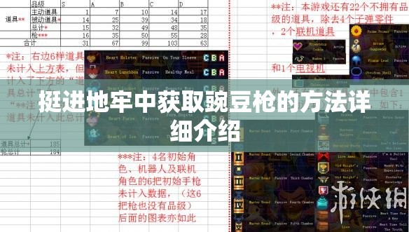 挺进地牢中获取豌豆枪的方法详细介绍