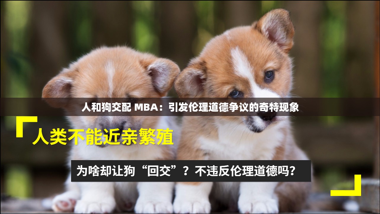 人和狗交配 MBA：引发伦理道德争议的奇特现象