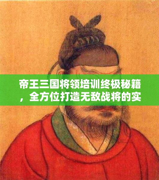 帝王三国将领培训终极秘籍，全方位打造无敌战将的实战攻略