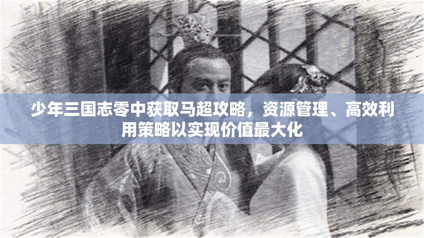 少年三国志零中获取马超攻略，资源管理、高效利用策略以实现价值最大化