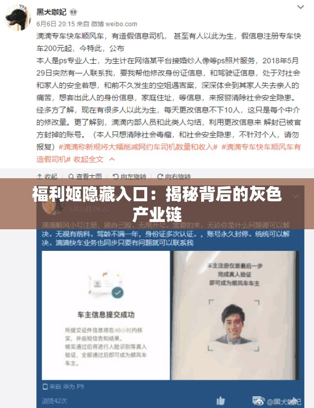 福利姬隐藏入口：揭秘背后的灰色产业链