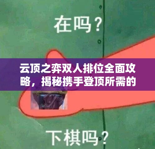 云顶之弈双人排位全面攻略，揭秘携手登顶所需的智慧布局与默契配合