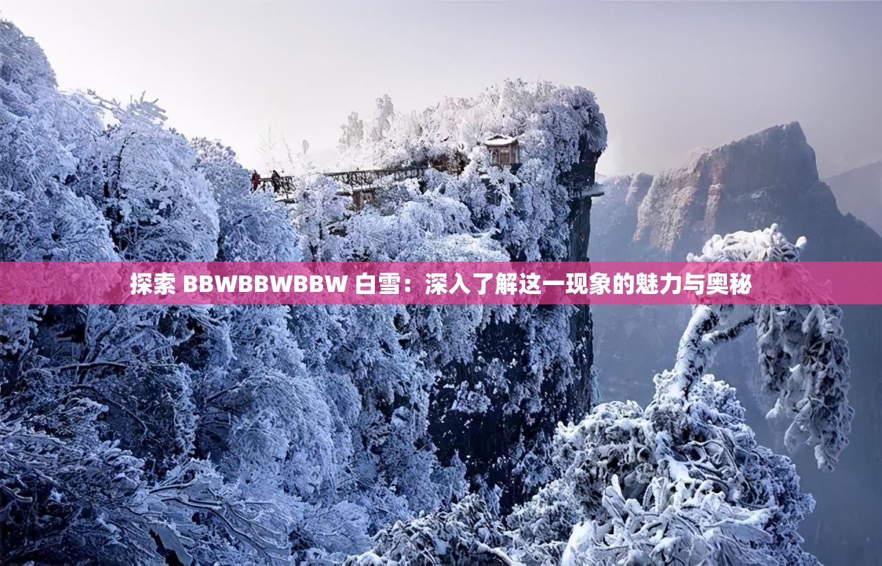 探索 BBWBBWBBW 白雪：深入了解这一现象的魅力与奥秘