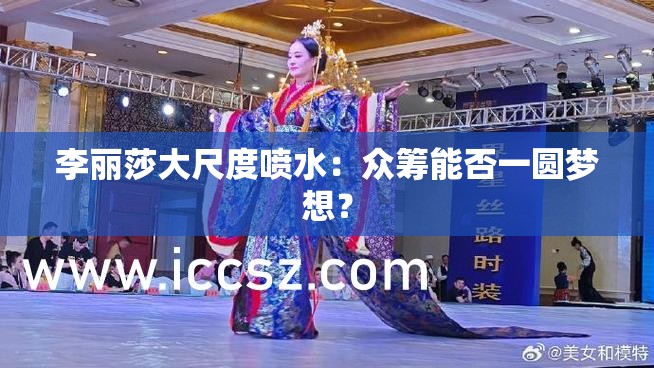 李丽莎大尺度喷水：众筹能否一圆梦想？