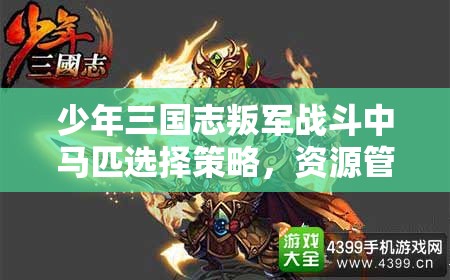 少年三国志叛军战斗中马匹选择策略，资源管理、高效利用以最大化战斗价值