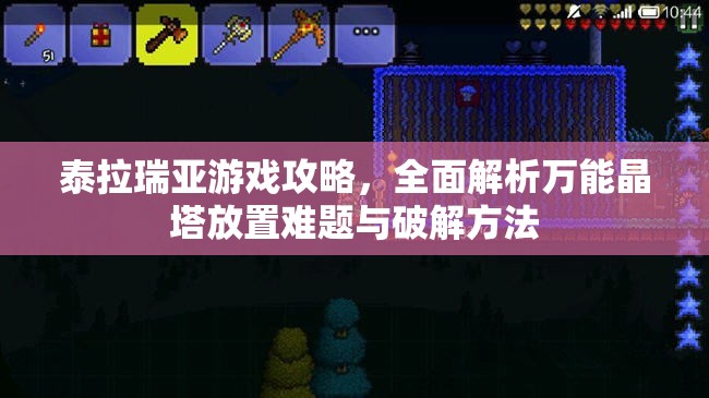 泰拉瑞亚游戏攻略，全面解析万能晶塔放置难题与破解方法