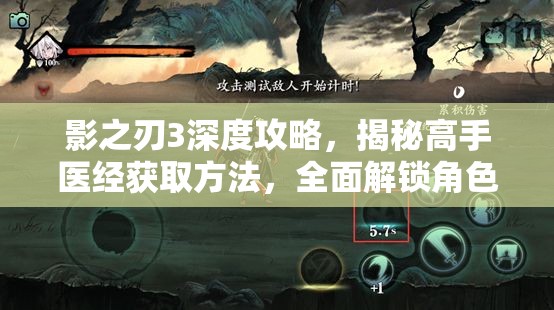 影之刃3深度攻略，揭秘高手医经获取方法，全面解锁角色进阶成长之路