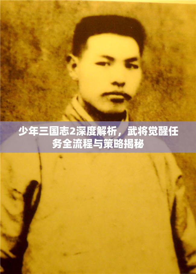 少年三国志2深度解析，武将觉醒任务全流程与策略揭秘