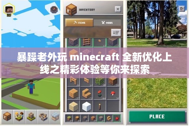 暴躁老外玩 minecraft 全新优化上线之精彩体验等你来探索