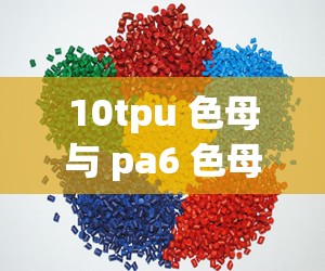10tpu 色母与 pa6 色母：的产品增添绚丽色彩