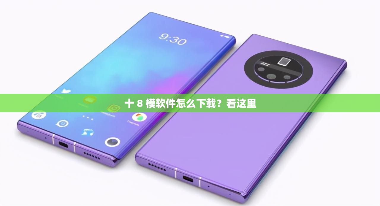 十 8 模软件怎么下载？看这里