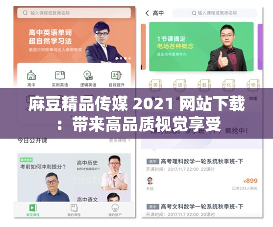 麻豆精品传媒 2021 网站下载：带来高品质视觉享受