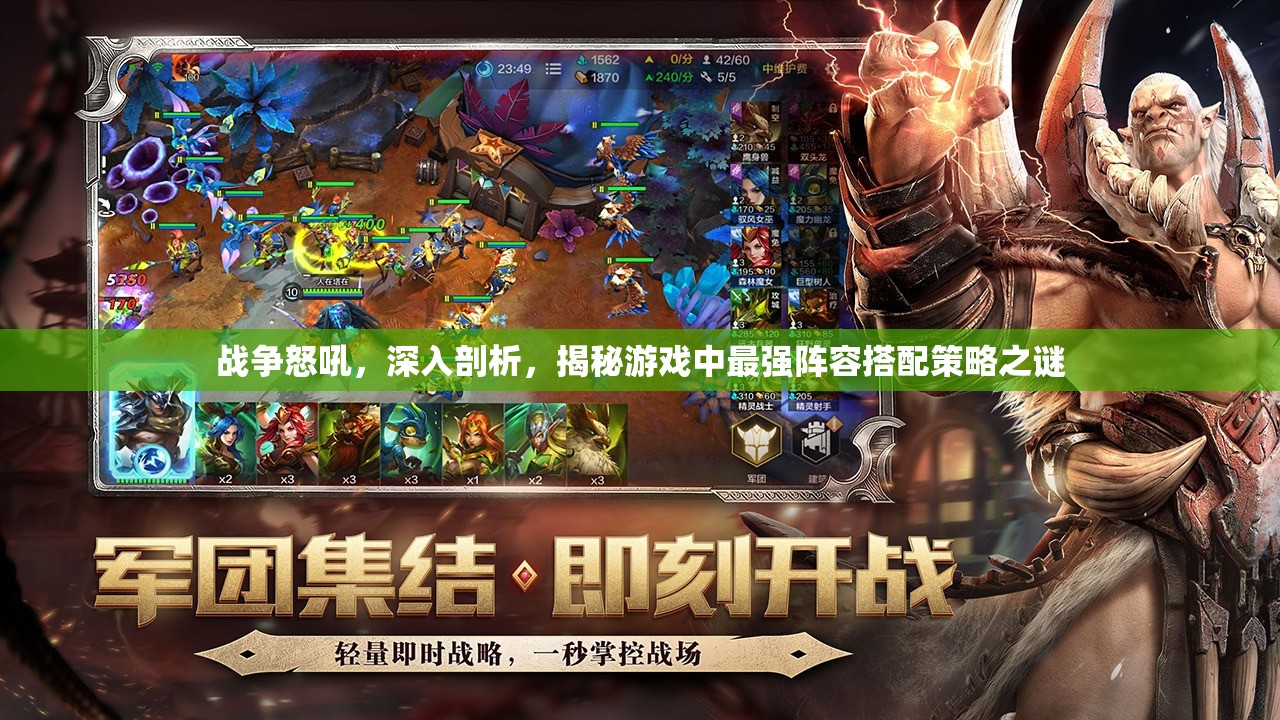 战争怒吼，深入剖析，揭秘游戏中最强阵容搭配策略之谜