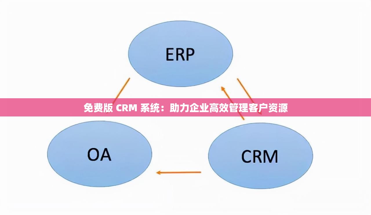 免费版 CRM 系统：助力企业高效管理客户资源