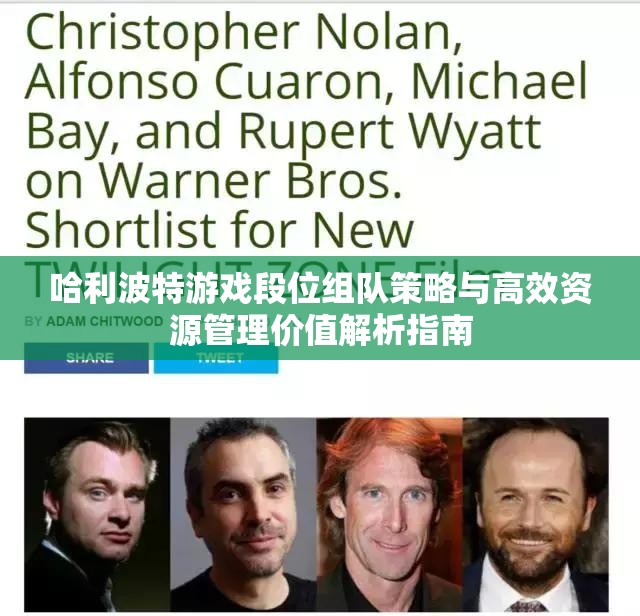 哈利波特游戏段位组队策略与高效资源管理价值解析指南