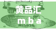 黄品汇 m b a 旧版本 2023：职场进阶的智慧之选