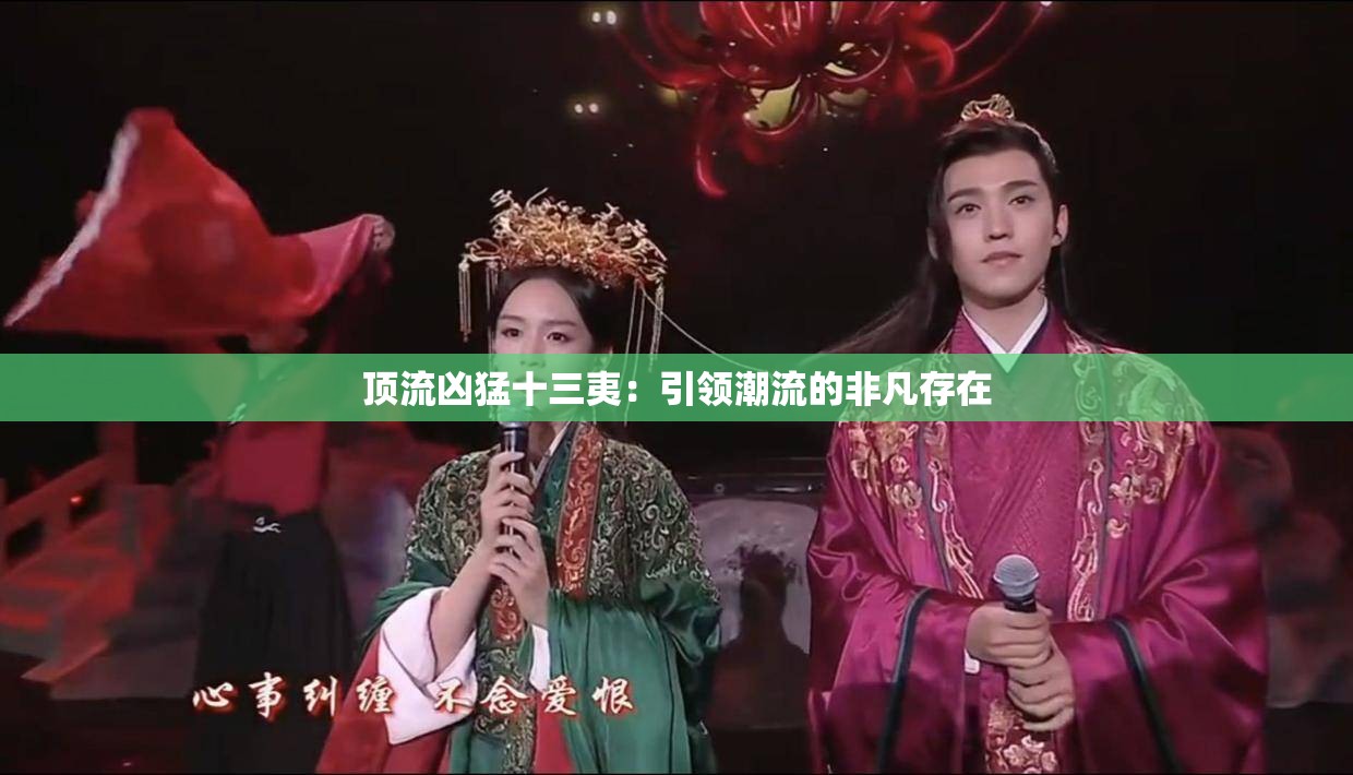 顶流凶猛十三夷：引领潮流的非凡存在