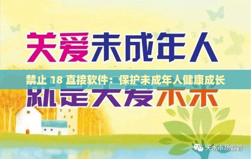 禁止 18 直接软件：保护未成年人健康成长