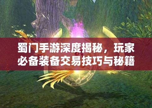 蜀门手游深度揭秘，玩家必备装备交易技巧与秘籍大公开