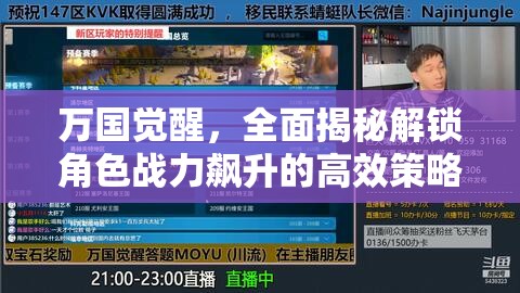 万国觉醒，全面揭秘解锁角色战力飙升的高效策略与秘籍