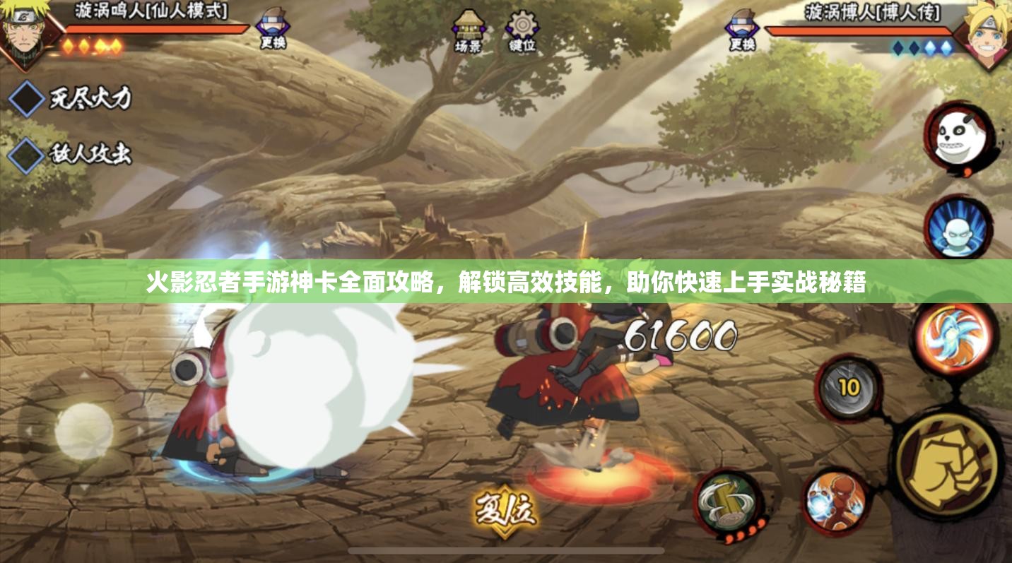 火影忍者手游神卡全面攻略，解锁高效技能，助你快速上手实战秘籍