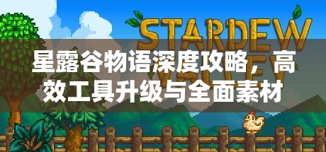 星露谷物语深度攻略，高效工具升级与全面素材收集技巧解析
