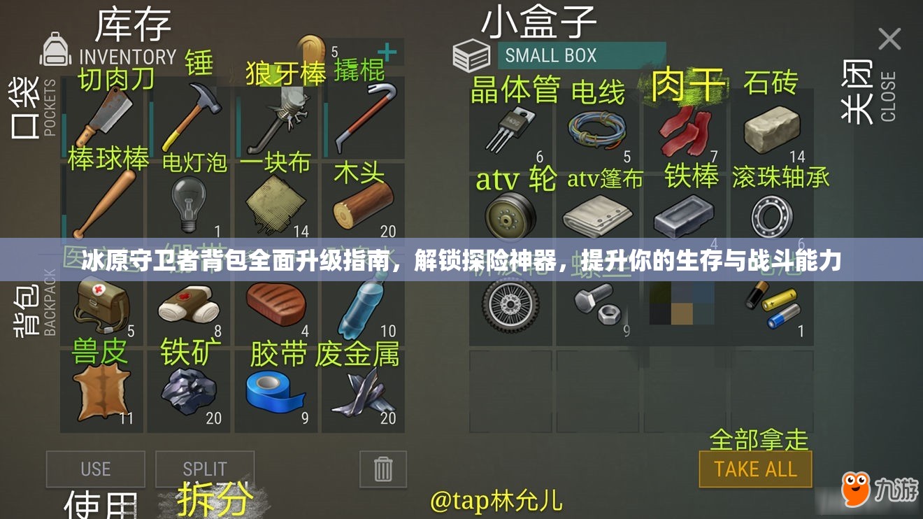 冰原守卫者背包全面升级指南，解锁探险神器，提升你的生存与战斗能力