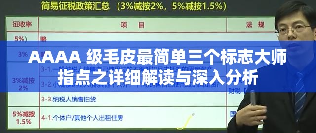 AAAA 级毛皮最简单三个标志大师指点之详细解读与深入分析