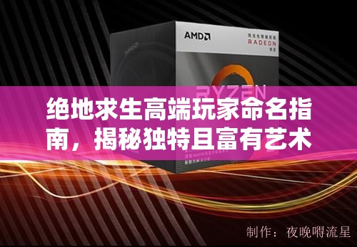 绝地求生高端玩家命名指南，揭秘独特且富有艺术感的取名技巧