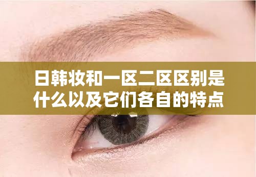 日韩妆和一区二区区别是什么以及它们各自的特点分析